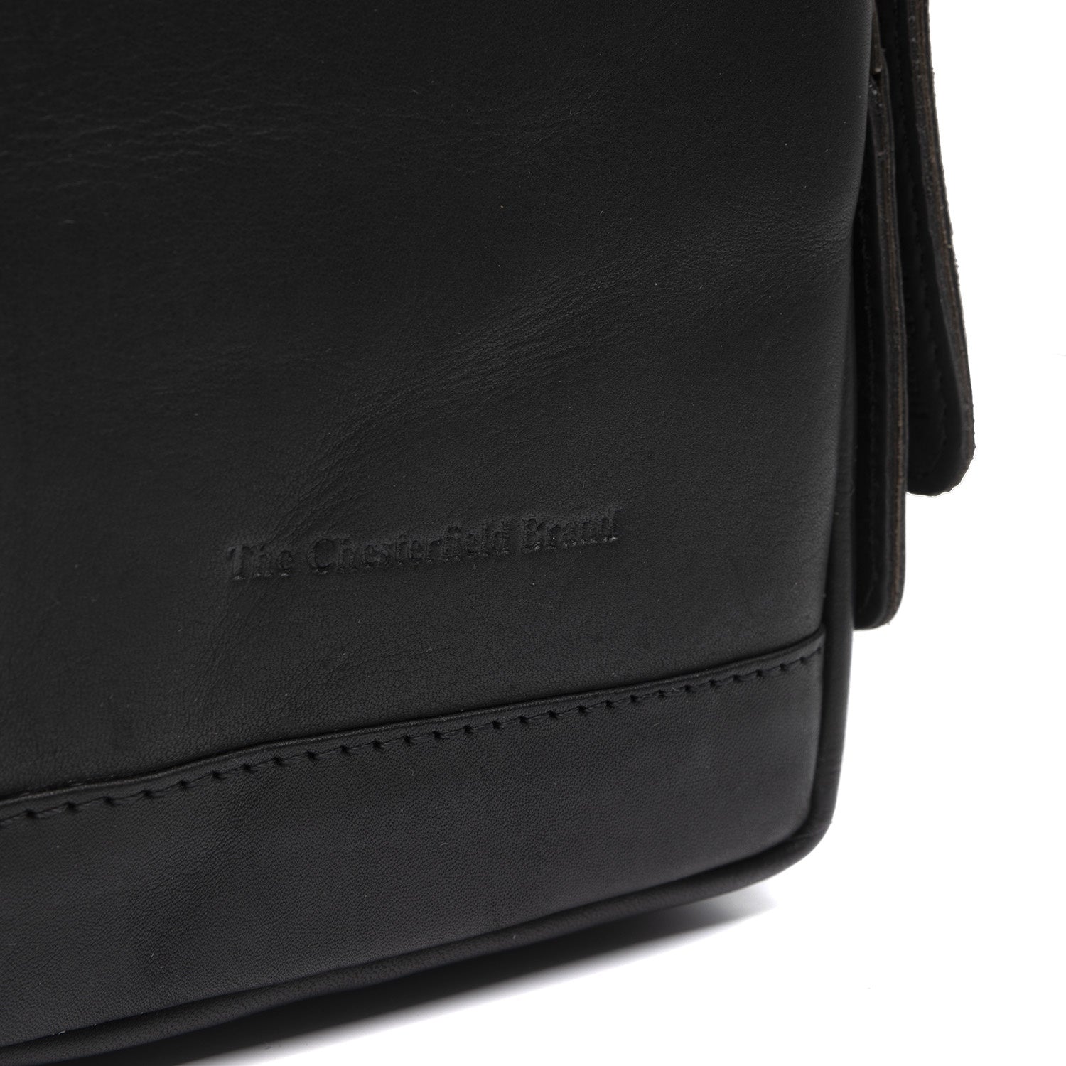 Leather Crossbody Bag Black Riga