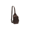 Leather Crossbody Bag Brown Riga