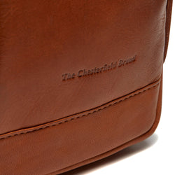 Leather Crossbody Bag Cognac Riga