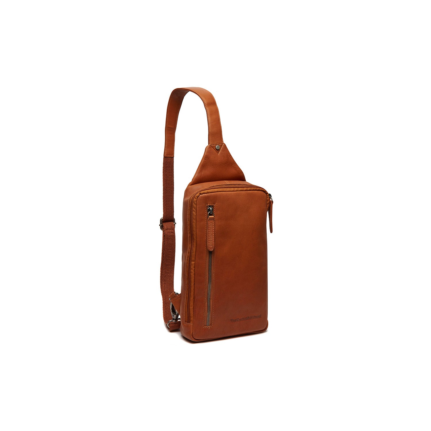 Leather Crossbody Bag Cognac Rotterdam