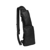 Leather Crossbody Bag Black Logan