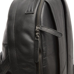 Leather Backpack Black Calgary