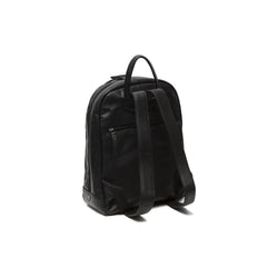 Leather Backpack Black Santana