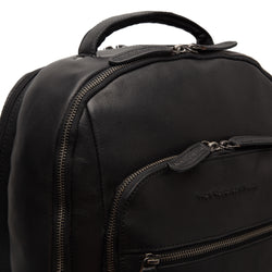 Leather Backpack Black Tokyo