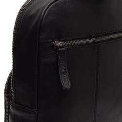 Leather Crossbody Bag Black Peru