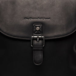 Leather Backpack Black Vermont