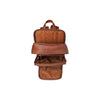 Leather Backpack Cognac Detroit