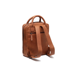 Leather Backpack Cognac Lincoln