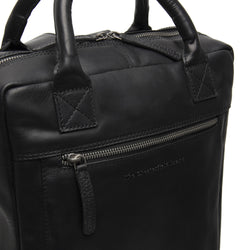 Leather Backpack Black Georgia