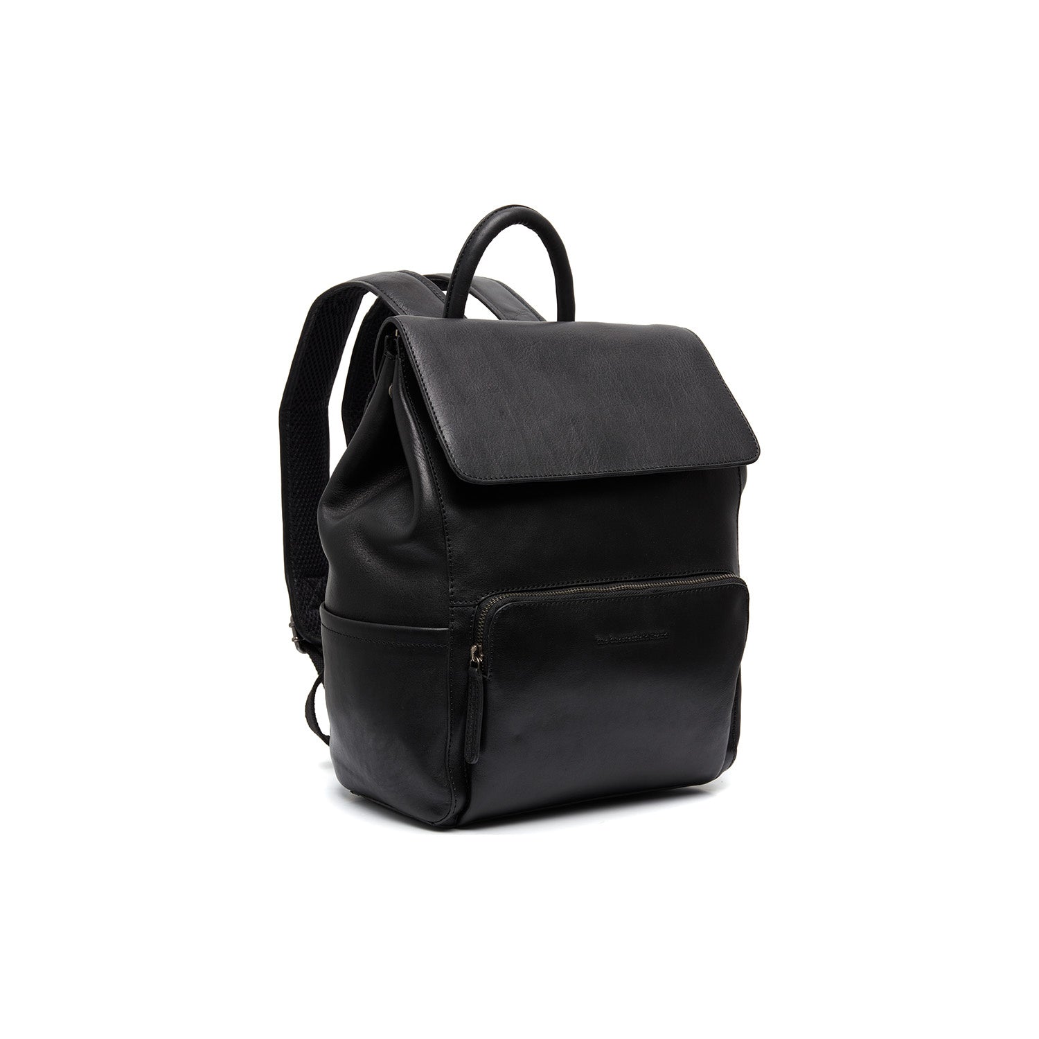 Black leather rucksack online