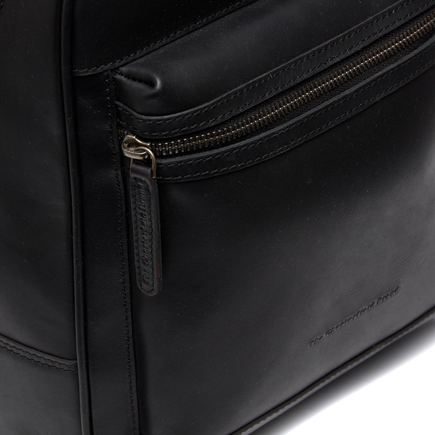 Leather Backpack Black Calabria