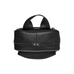 Leather Backpack Black Calabria