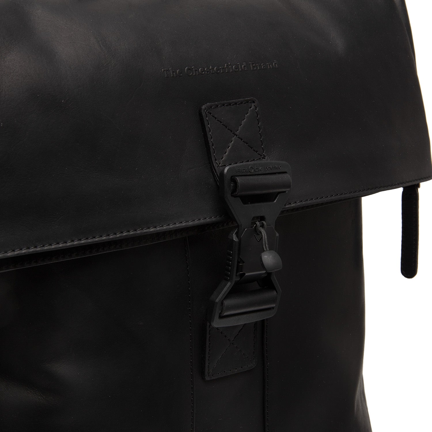 Leather Backpack Black Savona