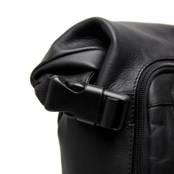 Leather Backpack Black Mazara