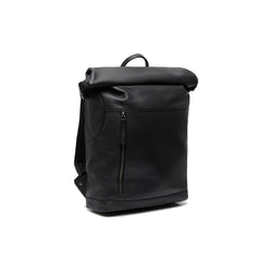 Leather Backpack Black Mazara