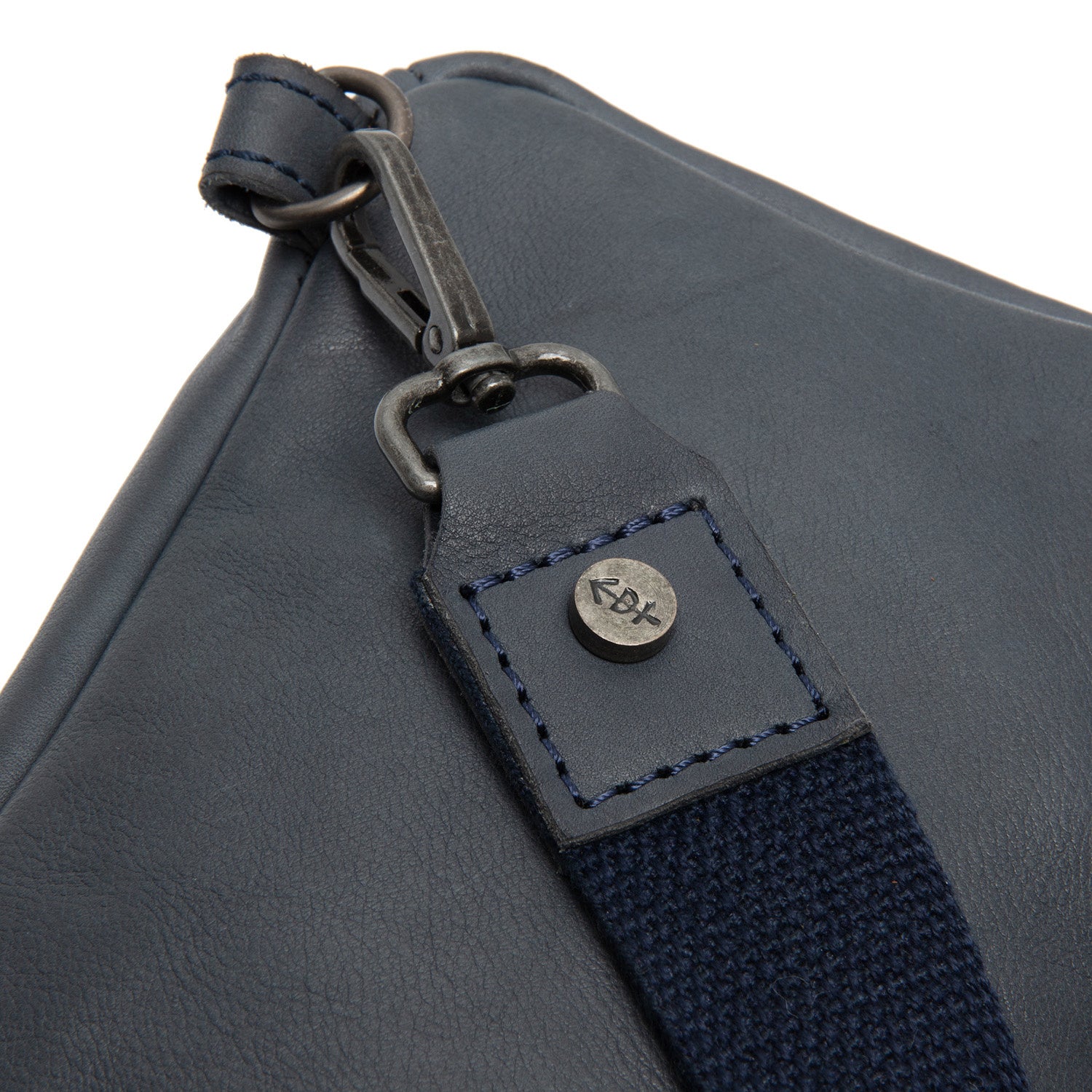 Leather Crossbody Bag Navy Cambridge