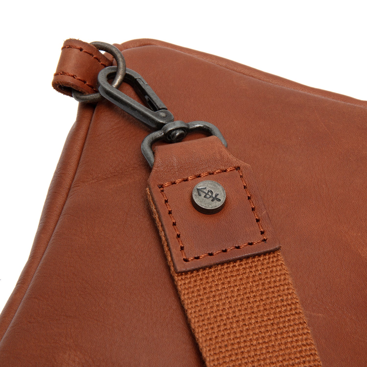 leren crossbody tas cognac cambridge