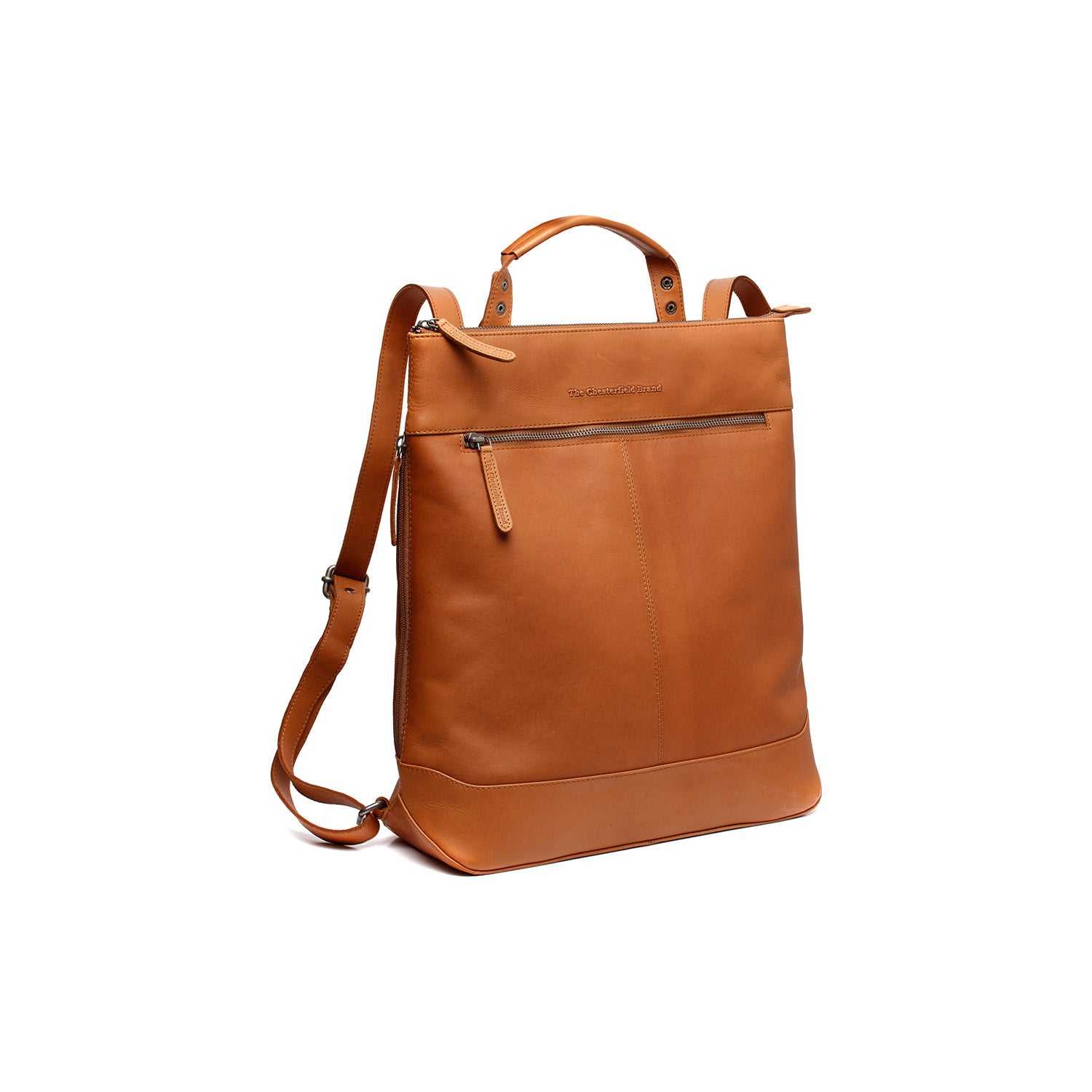 Leather Backpack Cognac Omaha