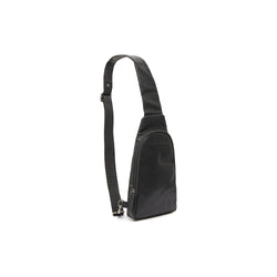 leren crossbody tas zwart bari