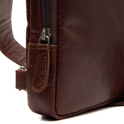 leren crossbody tas bruin bari