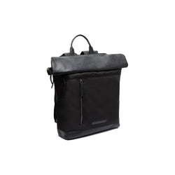 Leather Backpack Black Bornholm