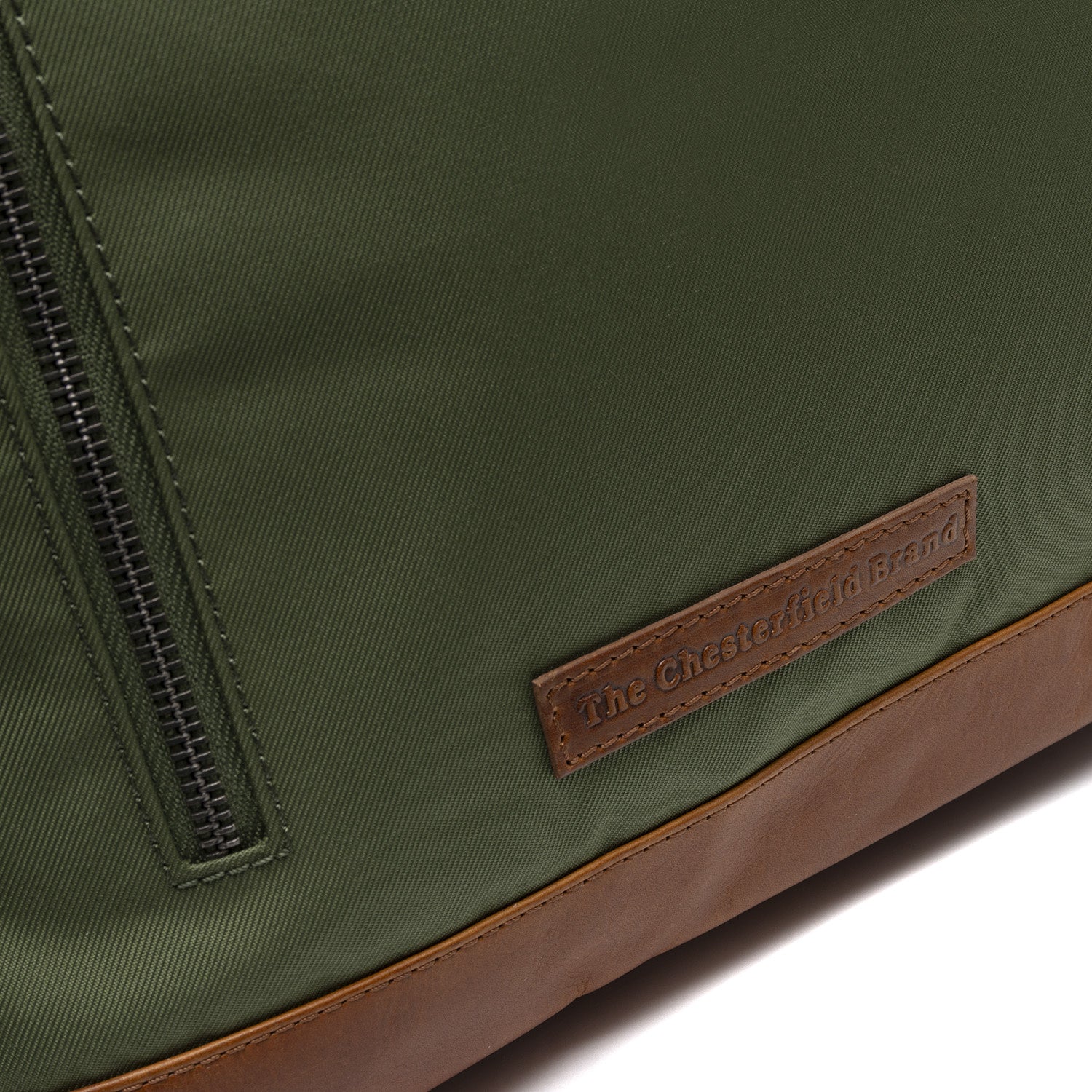 Leather Backpack Olive Green Bornholm