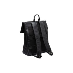 Leather Backpack Black Trondheim