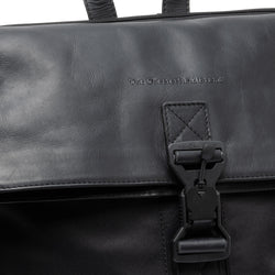 Leather Backpack Black Trondheim