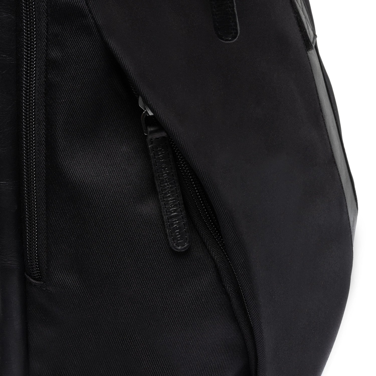 Leather Backpack Black Trondheim