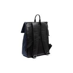 Leather Backpack Navy Trondheim