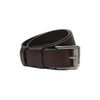 Leather Belt Aayden Medium Brown