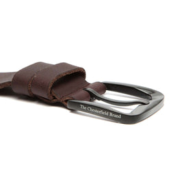 Leather Belt Brown Copper