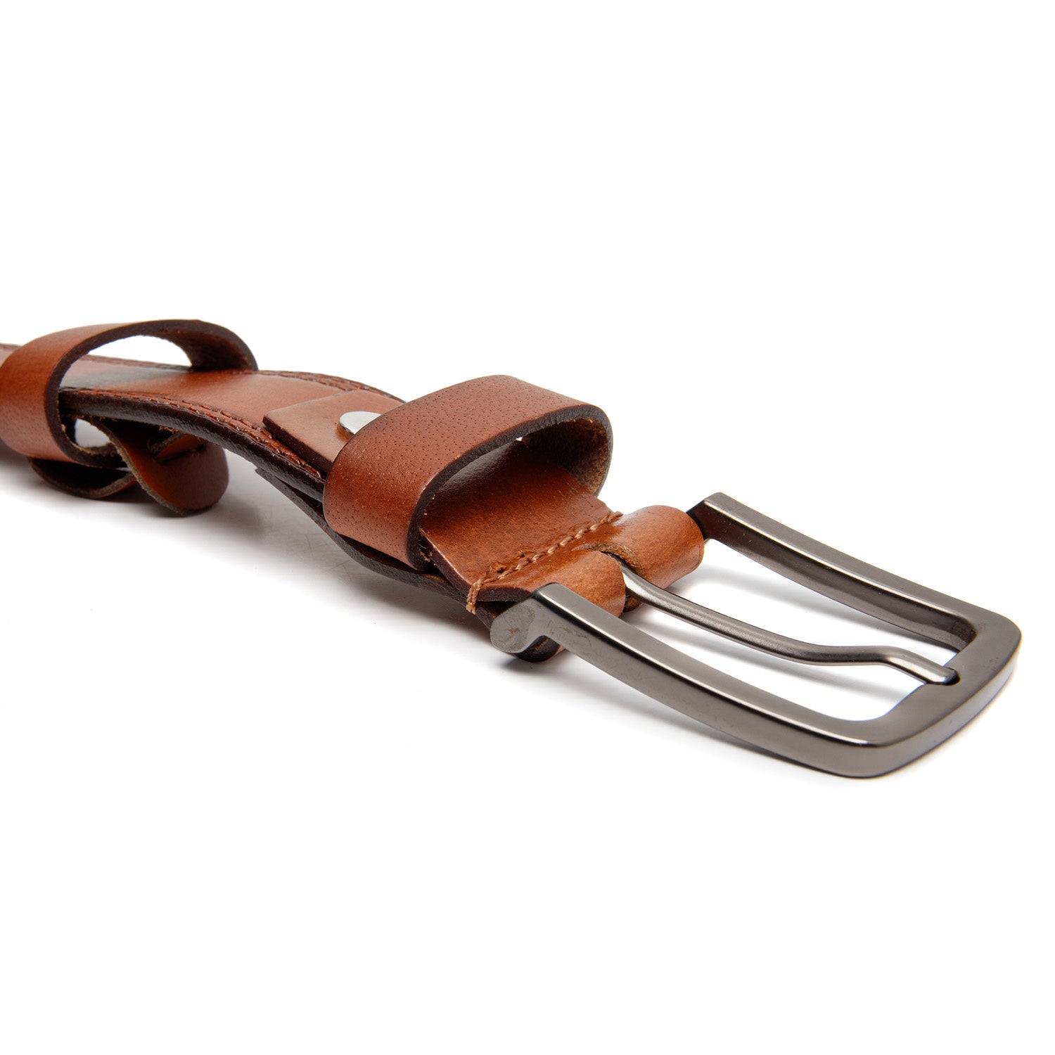 Leather Belt Cognac Manovo