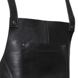 Leather Apron Black Asado