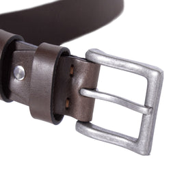 Leather Belt Brandon Brown