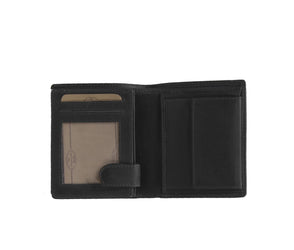 Leather Wallet Black Carl