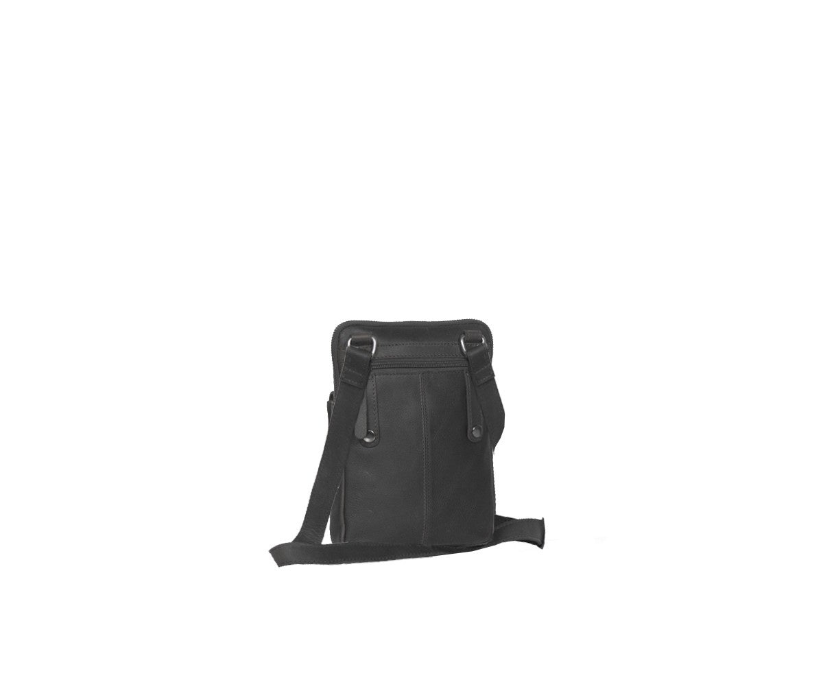 Leather Shoulder Bag Black Lou