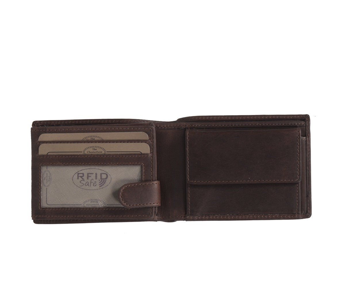 Leather Wallet Brown Marvin