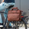 Leather Bicycle Bag Brown Geneva