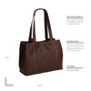 Leather Shoulder Bag Brown Gail