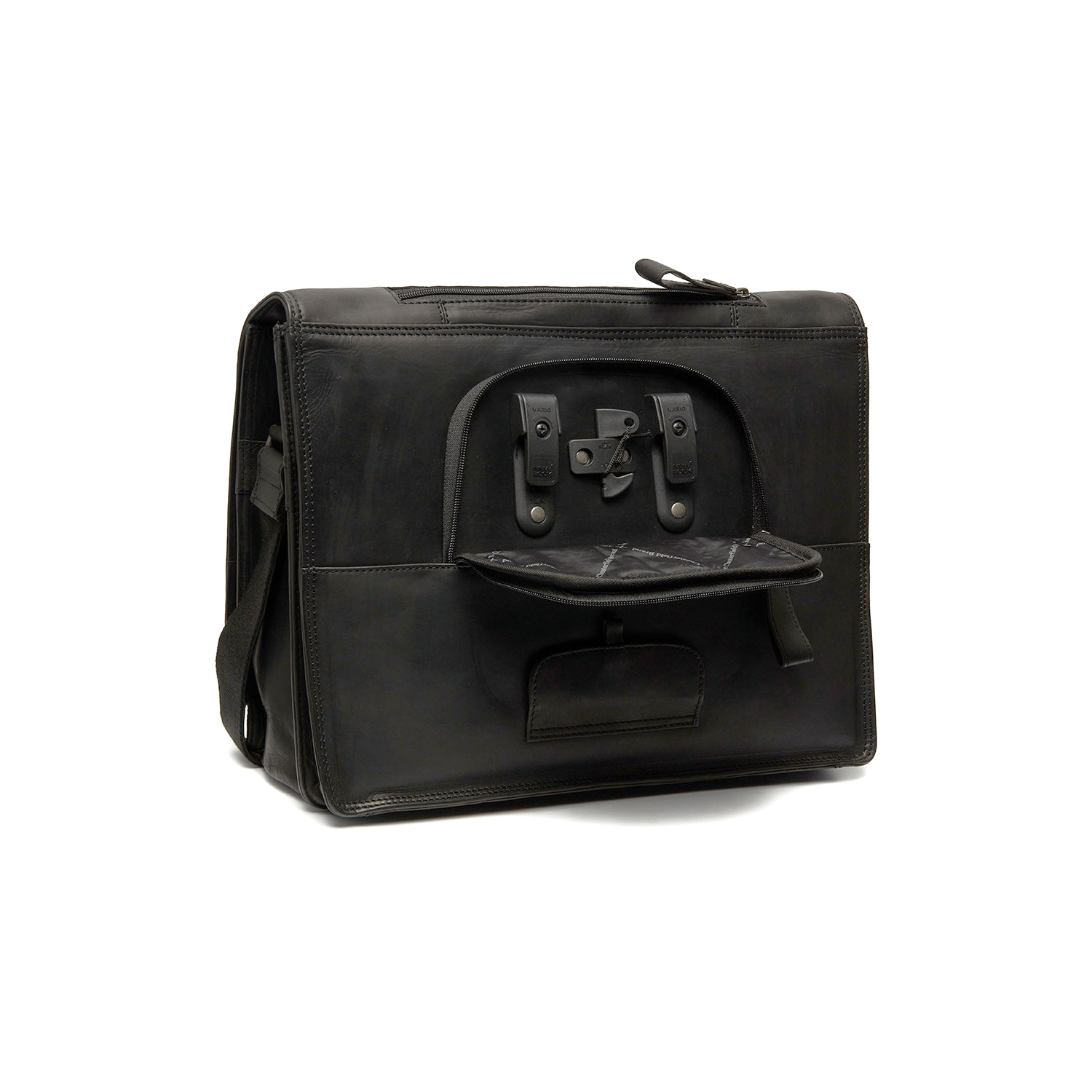 Leather Bicycle Bag Black Gent