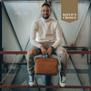 Leather Laptop Bag Cognac Jackson