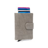 Leather Wallet Light Grey Hannover