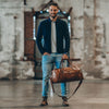 Leather Weekender Cognac Mainz