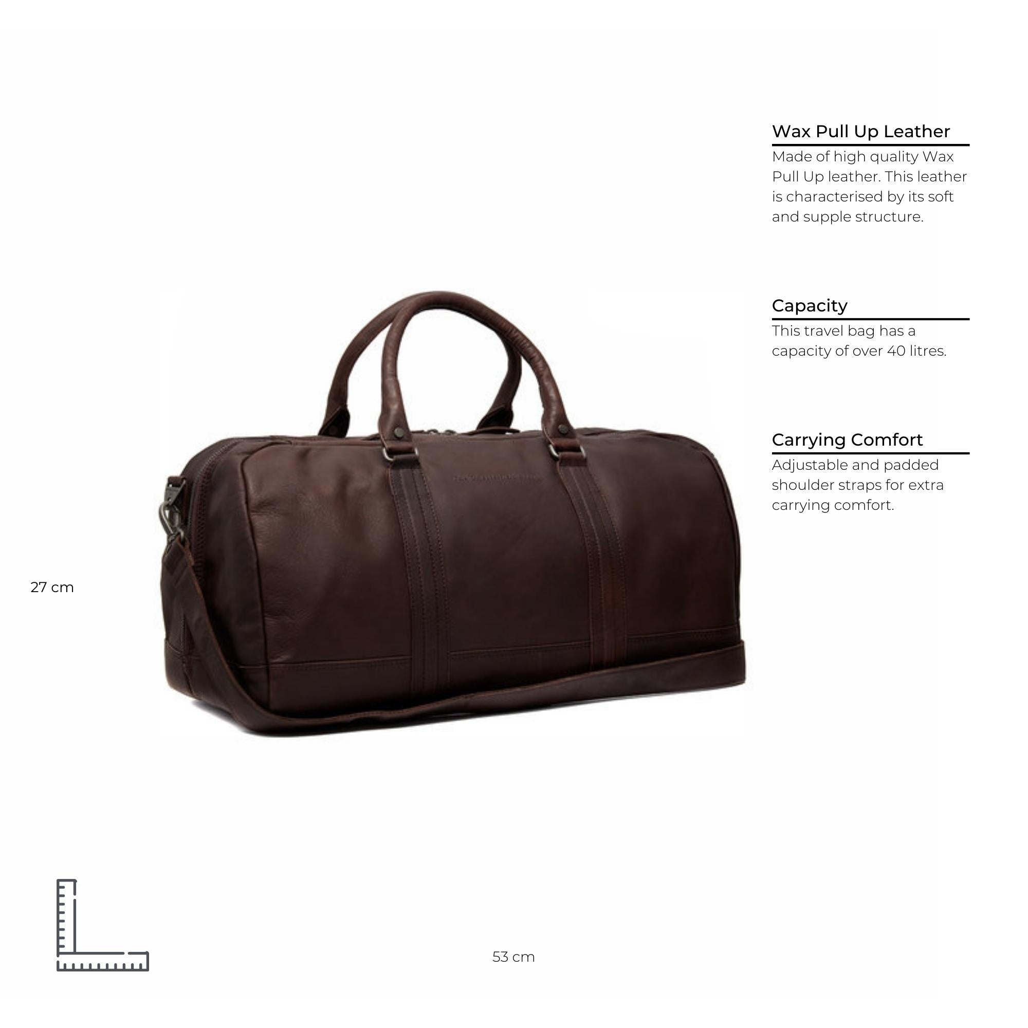 Leather Weekender Brown Melbourne