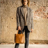 Leather Shopper Cognac Nevada