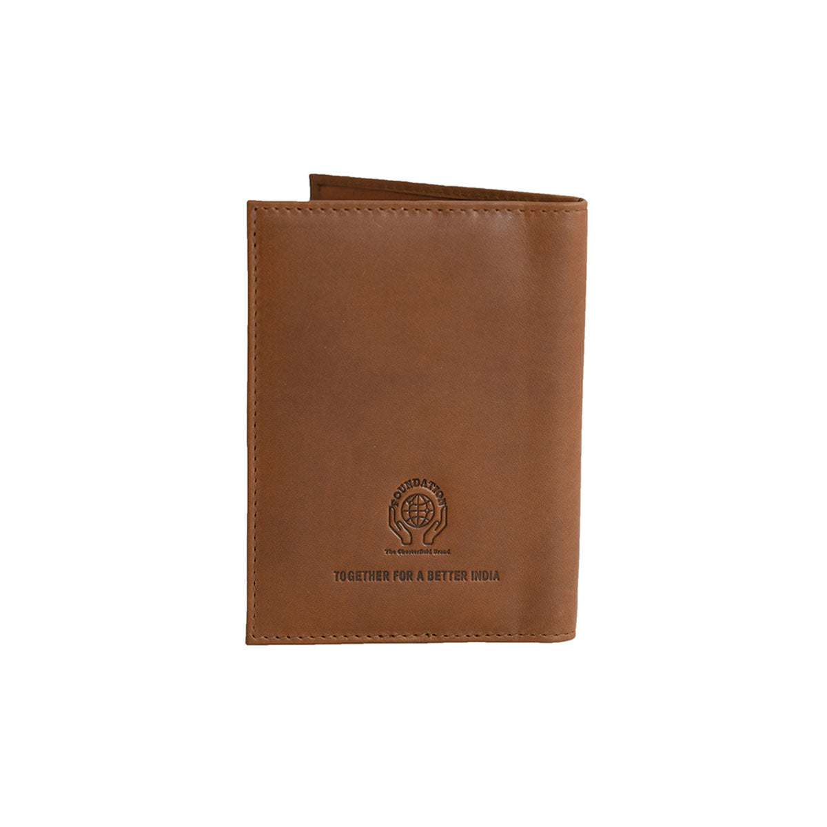 TCB Foundation X The Chesterfield Brand Passport Case Cognac