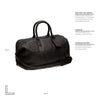 Leather Weekend Bag Black Portsmouth