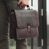 Leather Briefcase Brown Stuttgart