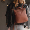 Leder Rucksack Cognac Harare